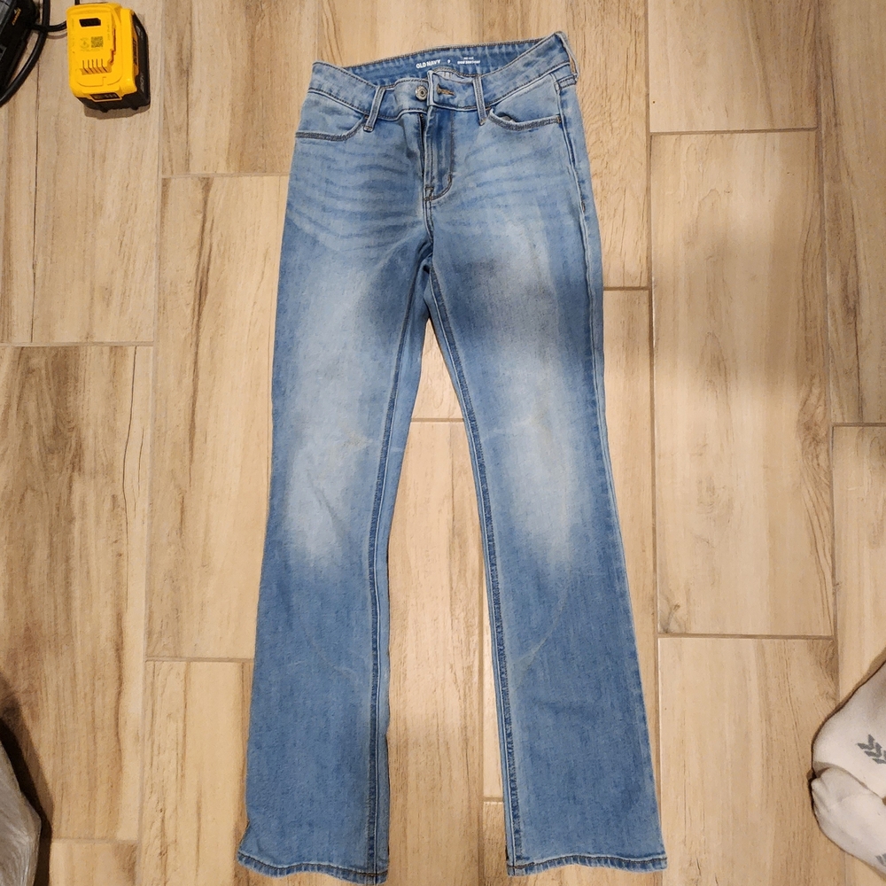 Old Navy Light Blue Straight Leg Jeans